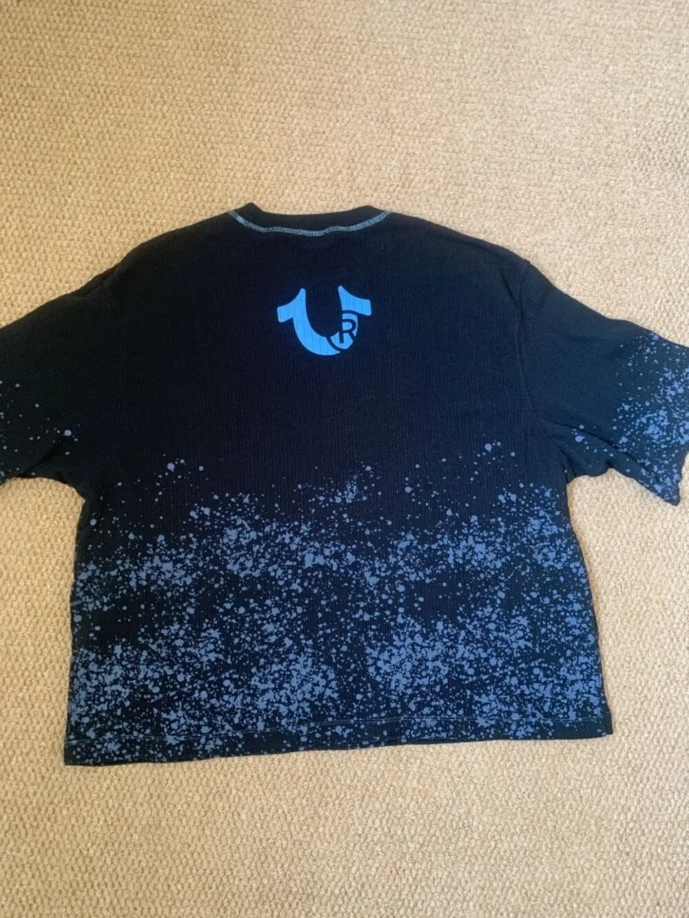 True Religion World Tour Buddha Graphic Oversized Tee M